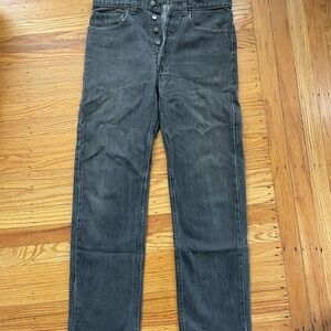 Vintage Levi's 501 Dark Gray Denim Jeans